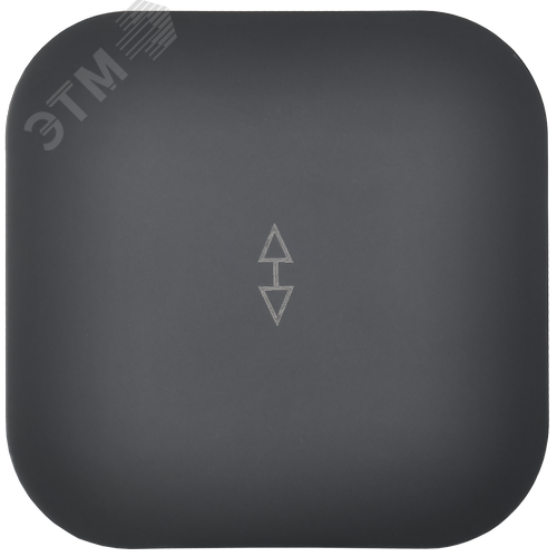 GLORY Выключатель 1-клавишный для открытой установки проходной 10А ВСп10-1-0-ХЧм черный матовый IEK - фото 2