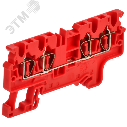 ARMAFIX Клемма пружинная CX2.5-4 четырехконтактная красная IEK - фото 1