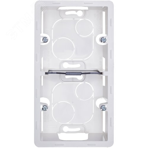Коробка для накладного монтажа 2-местная белый INSPIRIA - фото 2
