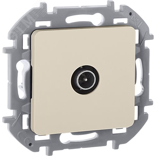 Изображение товара Розетка TV оконечная слоновая кость INSPIRIA (шт)