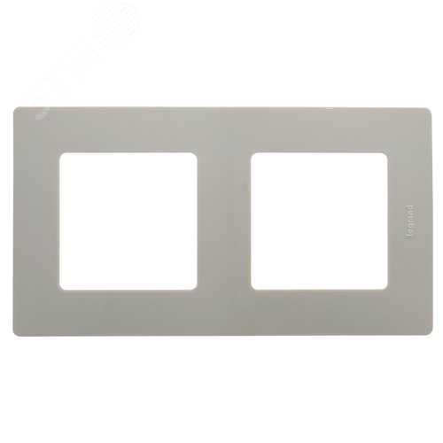 Рамка 2-местная светлая галька ETIKA - фото 2