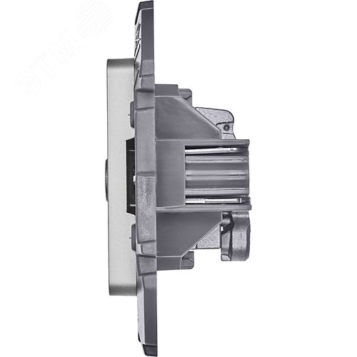 Розетка TV проходная алюминий INSPIRIA - фото 2