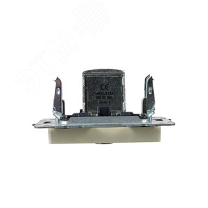 BRITE Розетка TV проходная РТВ10-0-БрКр бежевый - фото 5