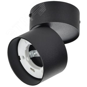 Светильник 4040 настенно-потолочный под лампу GX53 черный - фото 1