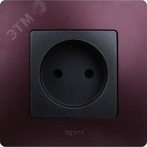 Рамка 1-местная сливовый ETIKA - фото 2