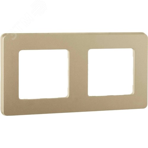 Рамка 2-местная шампань INSPIRIA - фото 1