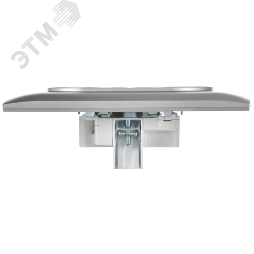SKANDY Розетка 2-местная без заземления без защитных шторок 10А в сборе SK-R10S серебряный IEK - фото 2