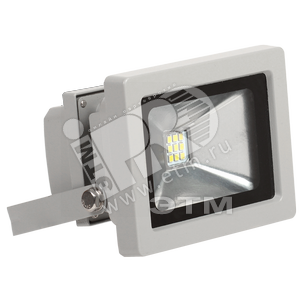 Прожектор СДО 05-10 светодиодный серый SMD IP65 IEK LPDO501-10-K03 IEK