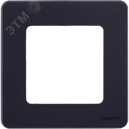 Рамка 1-местная антрацит INSPIRIA - фото 2