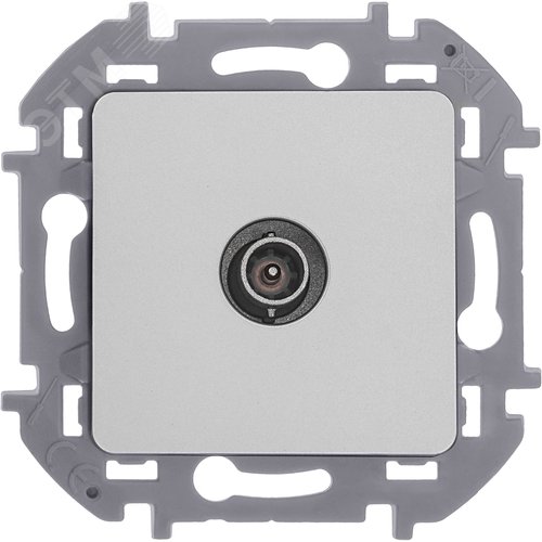 Розетка TV оконечная алюминий INSPIRIA - фото 2