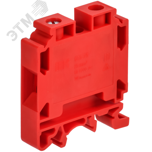 ARMAFIX Клемма винтовая CTS 25мм2 красная IEK - фото 1