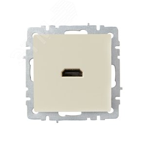BRITE Розетка HDMI РHDMI-0-БрКр бежевый - фото 2