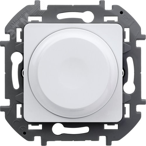 Изображение товара Светорегулятор поворотно-нажимной 300Вт белый INSPIRIA (шт)