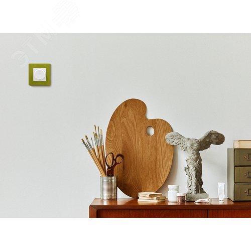 Светорегулятор поворотно-нажимной LED 300Вт без нейтрали белый ETIKA - фото 3