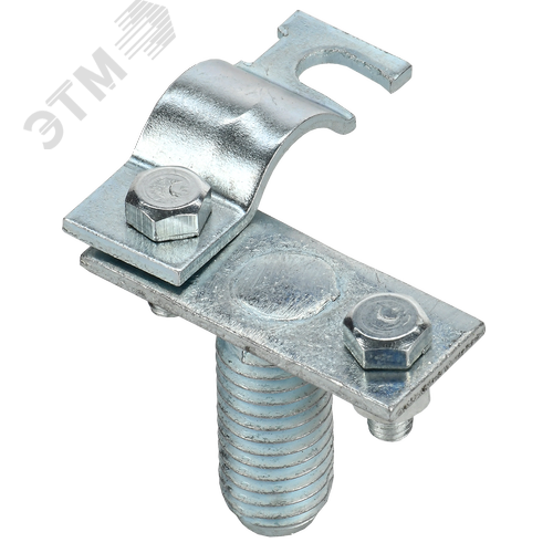 Изображение товара Держатель проводника круглый 8-10 мм на изоляционную штангу оцинкованная сталь (шт)