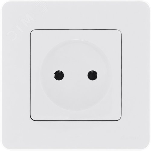 Розетка 1-местная без заземления без защитных шторок 16А белый INSPIRIA - фото 2