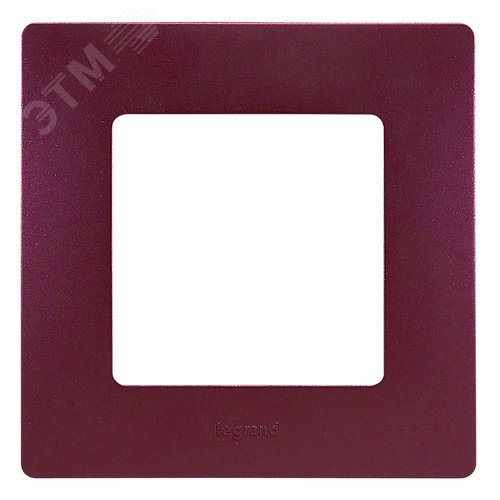 Рамка 1-местная сливовый ETIKA - фото 3