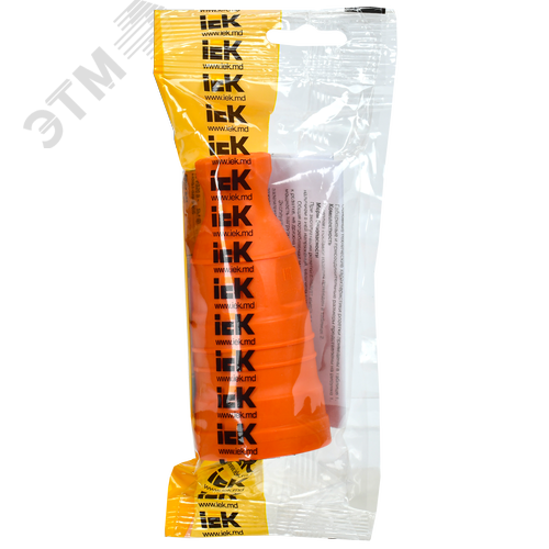 Розетка переносная РБп14-1-0м IP20 оранжевая OMEGA - фото 2