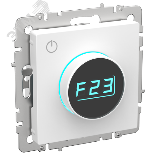 Изображение товара BRITE Термостат электронный с индикацией ТС10-1-БрАБ арктический белый IEK (шт)