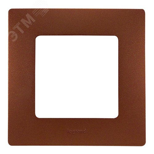 Рамка 1-местная какао ETIKA - фото 3