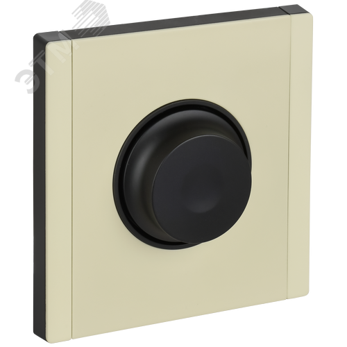 Изображение товара FORTE&PIANO Светорегулятор поворотно-нажимной 600Вт FP854M металл слоновая кость IEK (шт)