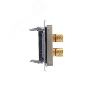 BRITE Аудиорозетка 4 поста РА10-БрШ шампань - фото 3