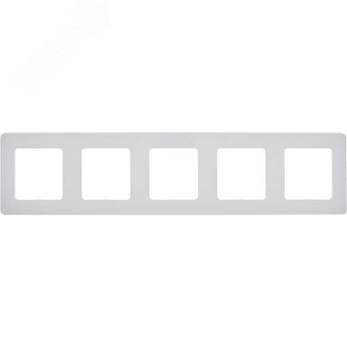 Рамка 5-местная белый INSPIRIA - фото 2