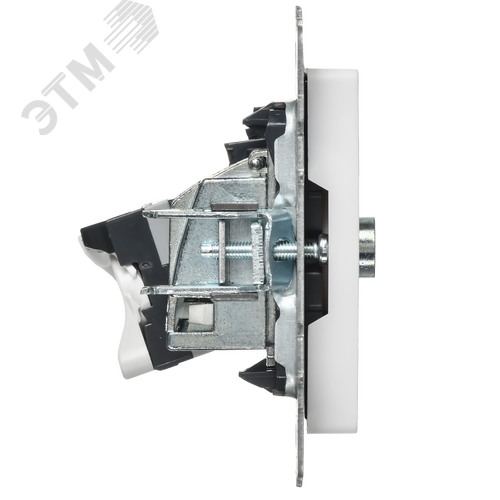 BRITE Розетка двойная TV+RJ45 кат.5E РТВ/РК12-БрАБ арктический белый IEK - фото 3