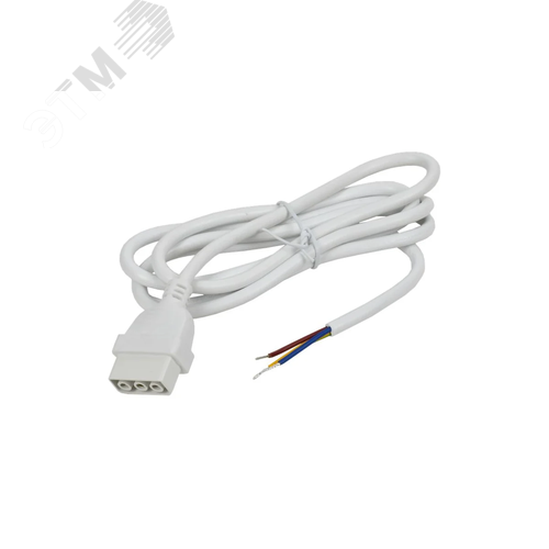 Кабель питания PRO 1,5м белый для PRO светильника светодиодного линейного 1020 и 1022 - фото 1