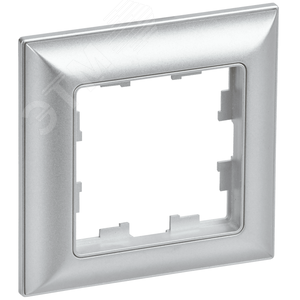 Изображение товара BRITE Рамка 1 пост РУ-1-Бр алюминий/алюминий IEK (шт)