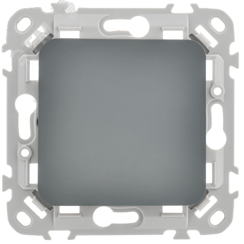 FLITE Выключатель 1-клавишный 10А ВС11-1-0-ФлМА мокрый асфальт IEK - фото 3