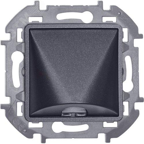 Вывод кабеля с зажимом для кабеля антрацит INSPIRIA - фото 2