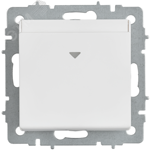 BRITE Выключатель карточный 30А ВС10-1-8-БрАБ арктический белый IEK - фото 2