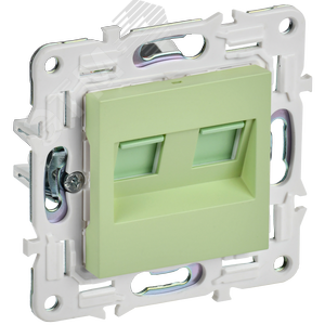 SKANDY Розетка компьютерная двойная RJ45 кат.6 SK-K04G мятный IEK - фото 1