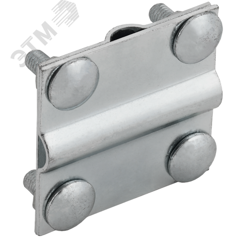 Изображение товара Зажим крестообразный полоса/пруток-полоса/пруток 40/12мм оцинкованная сталь (шт)