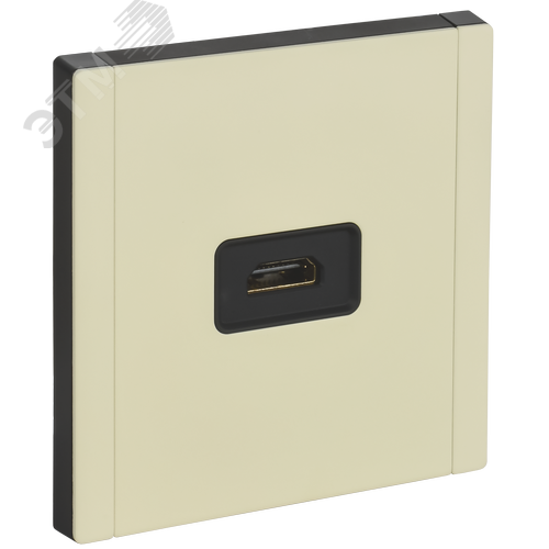 Изображение товара FORTE&PIANO Розетка HDMI FP840M металл слоновая кость IEK (шт)