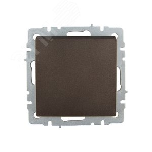 BRITE Выключатель одноклавишный перекрестный 10А ВС10-1-3-БрТБ бронза - фото 2