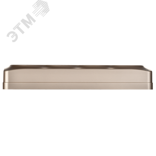 GLORY Розетка 4-местная для открытой установки без заземления без защитных шторок 10А РС24-2-ХШм шампань матовый IEK - фото 2