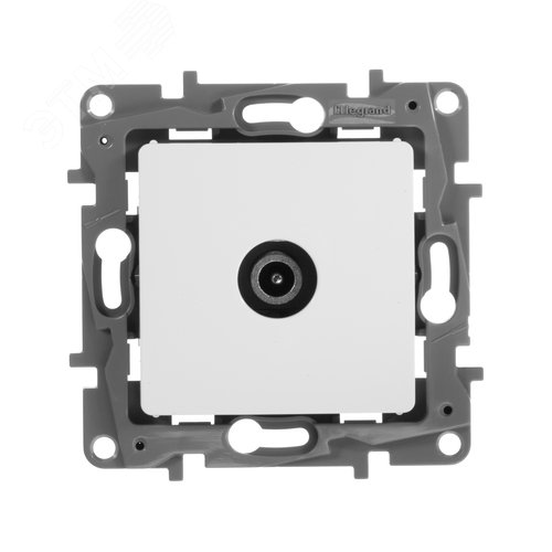 Розетка TV оконечная белый ETIKA - фото 2