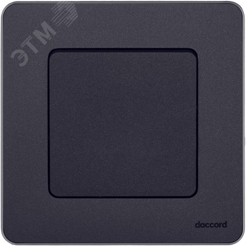 Выключатель 1-клавишный самовозвартный с нормально-открытым контактом 6А безвинтовое крепление антрацит INSPIRIA - фото 3