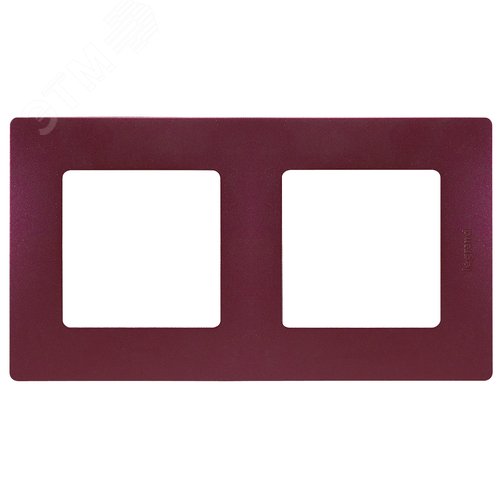 Изображение товара Рамка 2-местная сливовый ETIKA (шт)