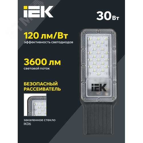 Светильник светодиодный консольный ДКУ 1011-30Ш 5000К IP65 - фото 3