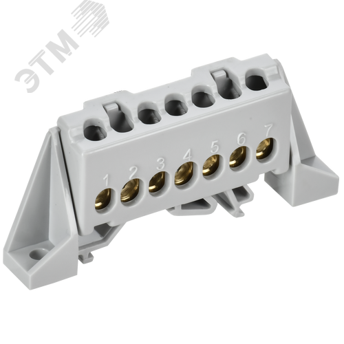 Изображение товара TEKFOR Шина L фаза в комбинированном DIN-изоляторе Стойка 6х9-7-Ср IEK (шт)