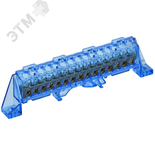 TEKFOR Шина N ноль в комбинированном DIN-изоляторе Стойка 6х9-15-С IEK - фото 1