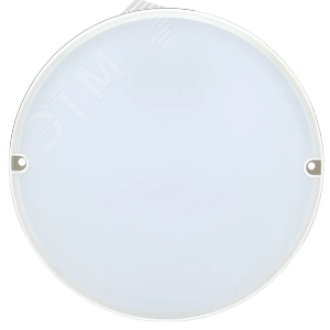 Светильник светодиодный ДБП-8w 6500К 760Лм IP54 круглый пластиковый белый