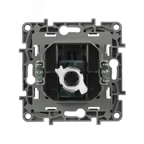 Розетка компьютерная RJ45 категория 5Е UTP алюминий ETIKA - фото 2