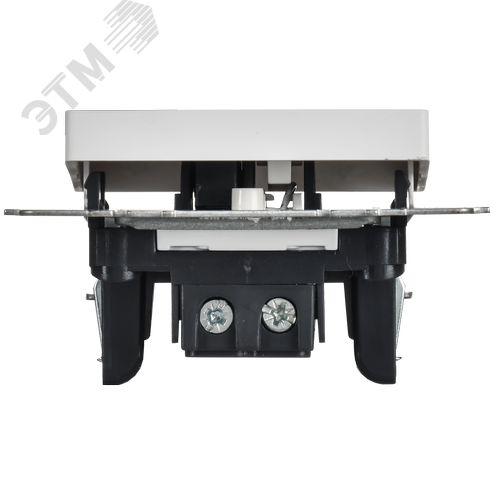 BRITE Выключатель 1-клавишный проходной с индикацией 10А ВС10-1-7-БрАБ арктический белый IEK - фото 3