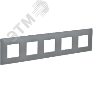 Изображение товара SKANDY Рамка 5-местная SK-F05Gr серый IEK (шт)