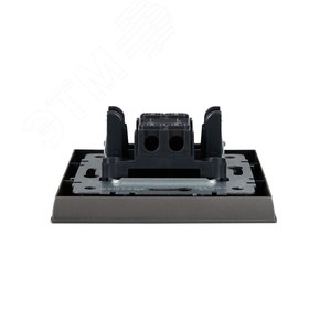 BRITE Выключатель одноклавишный 10А в сборе ВСР10-1-0-БрС сталь IEK - фото 4