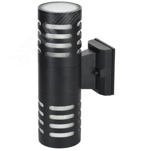 Светильник уличный декоративный для наружного освещения 5101 настенный под лампу E27 IP54 черный - фото 1